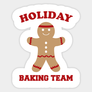 Holiday Baking Team Sticker